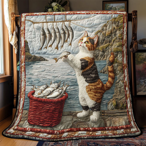 Fishie Day CP0906037CL Quilt