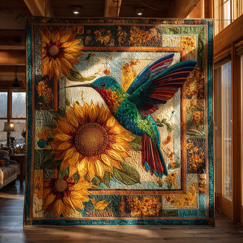 Sunny Hummingbird CW2708109CL Quilt