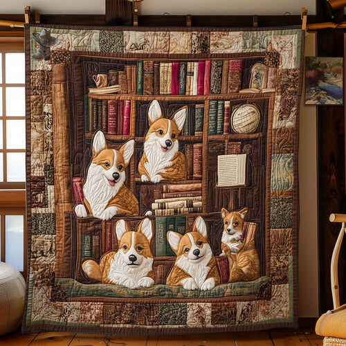 Corgi Book Club WN2910032CL Quilt