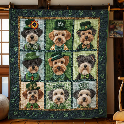 Schnauzer Clover Fest WN1411041CL Quilt