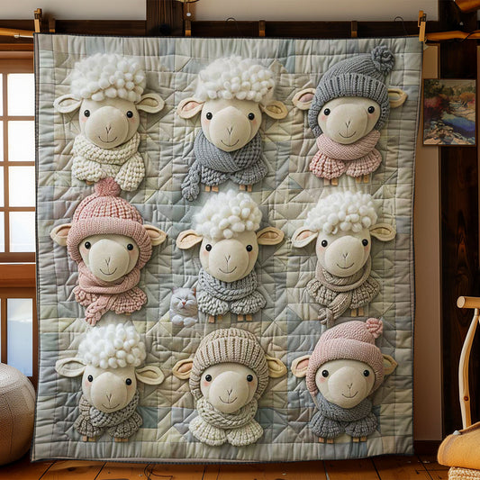 Woolly Sheep Parade WN2510027CL Quilt