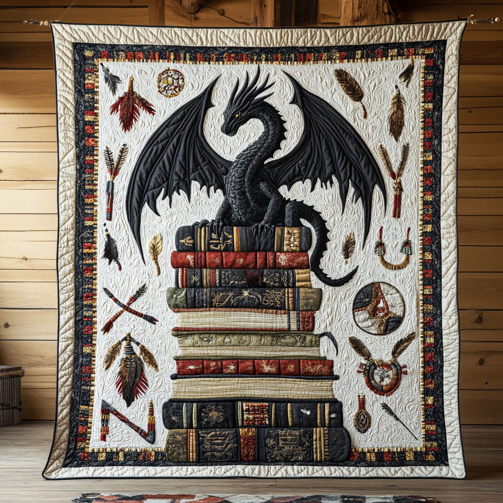 Tribal Dragon Book CW1806043CL Quilt
