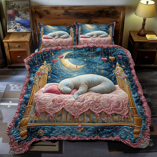 Sweet Dream Of Manatee WY1701111CL Duvet Cover Set