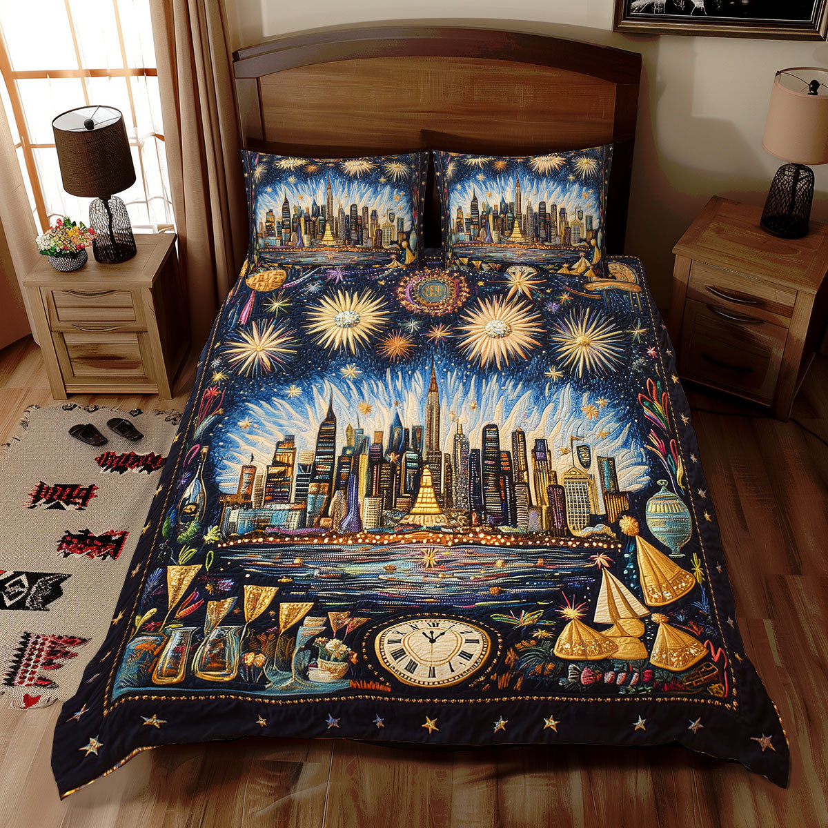 New Year's Eve WJ2510027CL Duvet Cover Set