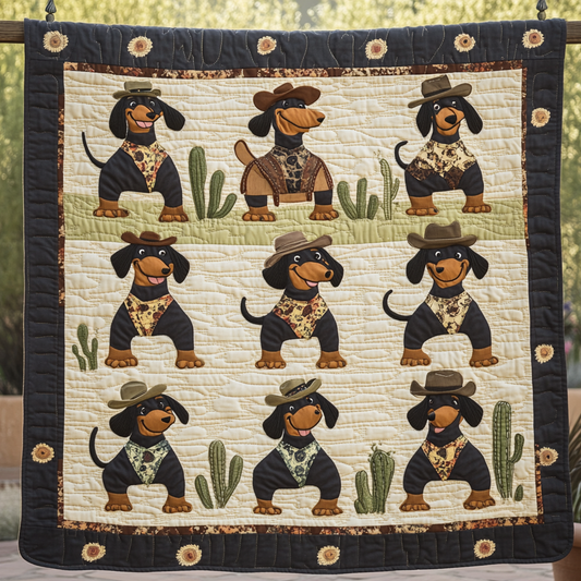 Dachshund Desert Pals WN2409047CL Quilt