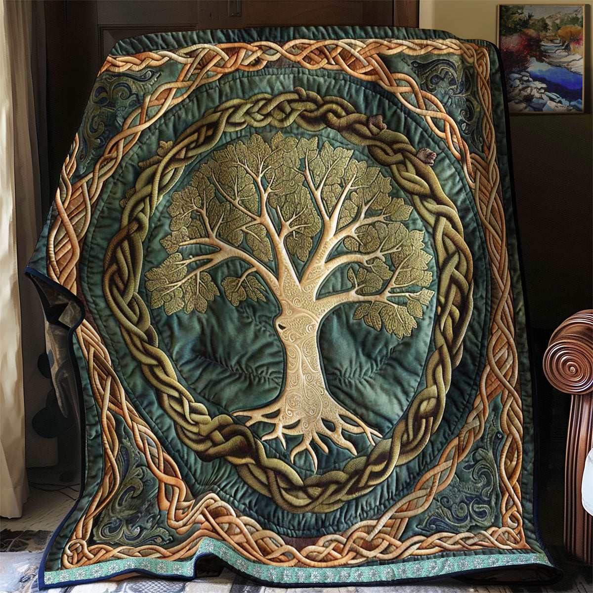 Tree Of Life Harmony WN1209050CL Quilt