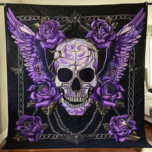 Enchanted Skull Blossom WN2310009CL Quilt