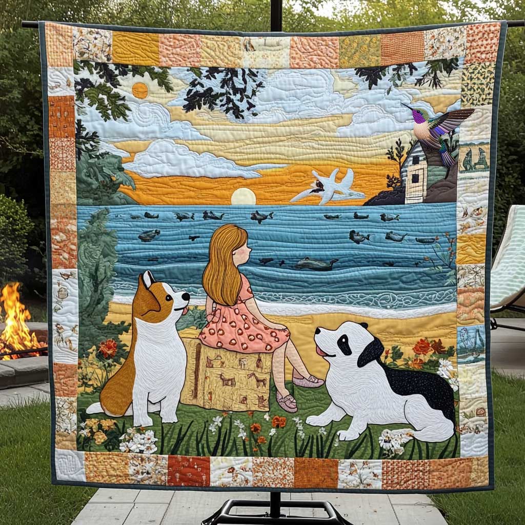 Dog Beach Bliss WN1010077CL Quilt