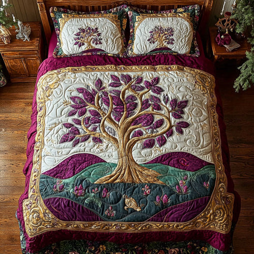 Mystic Purple Tree WY1801025CL Duvet Cover Set