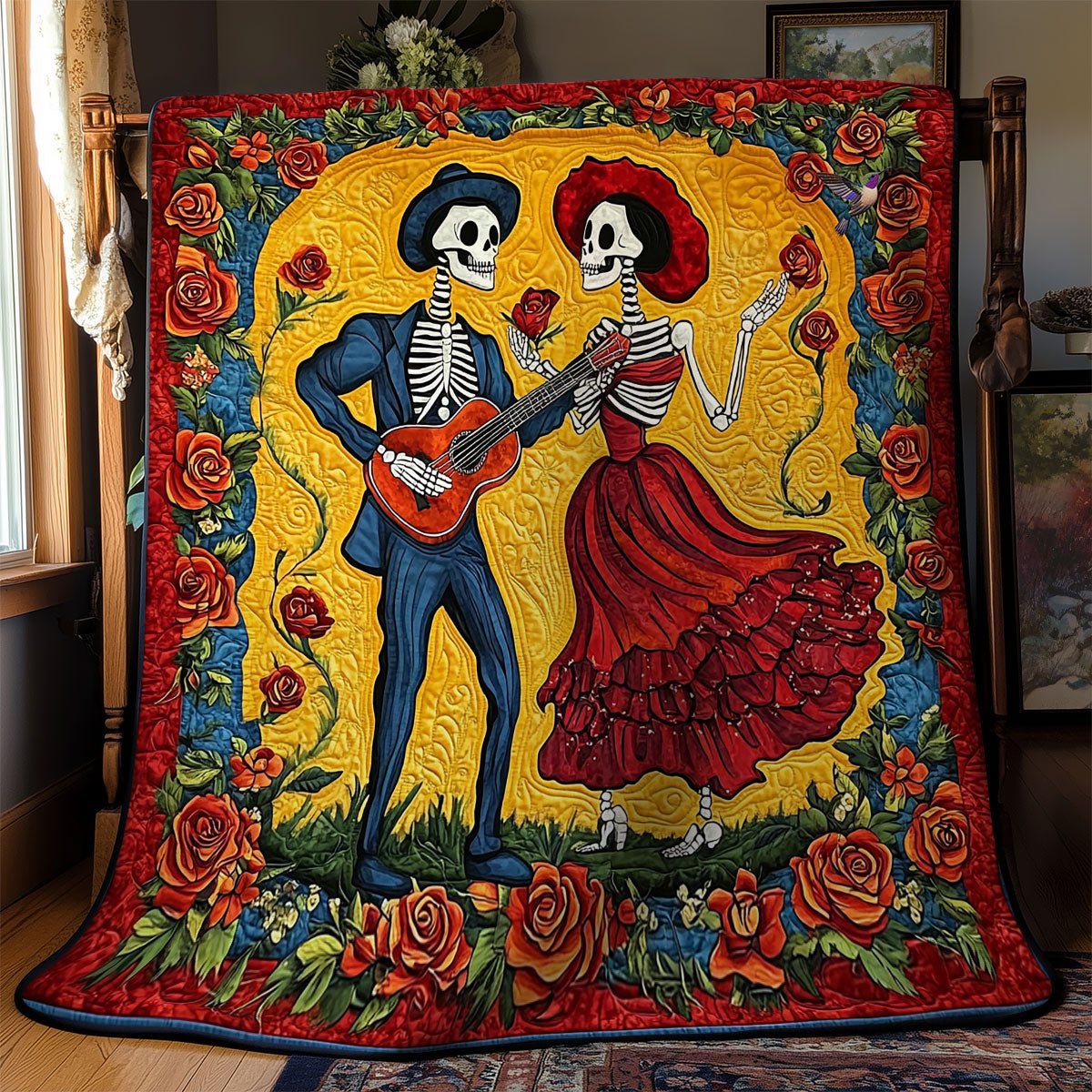 Dia De Los Muertos WY2011021CL Quilt