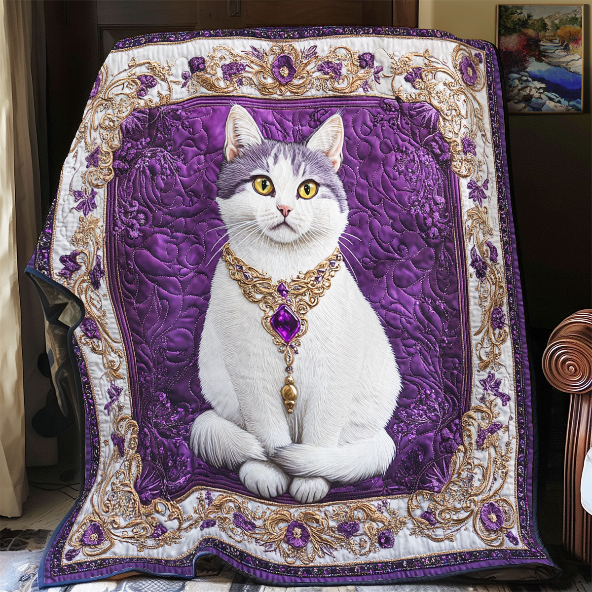 Regal Cat Dreams YR1101001CL Quilt