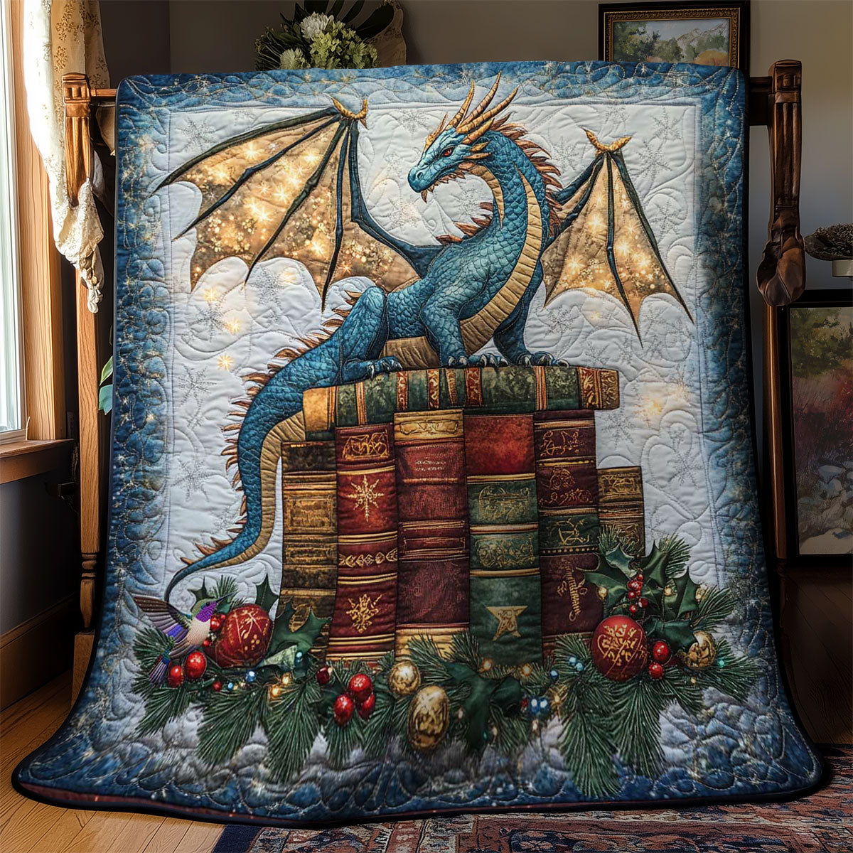 Dragon’s Festive Hoard WN0612013CL Quilt