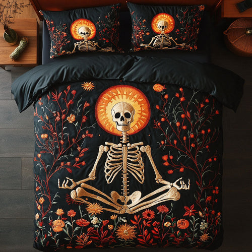Skeleton Yo-ga CP1804125CL Duvet Cover Set