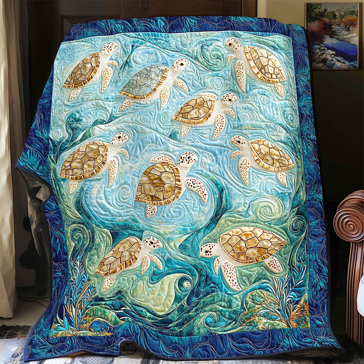 Baby Turtle WY1001104CL Quilt