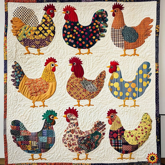 Pathwork Hens WY1811004CL Quilt