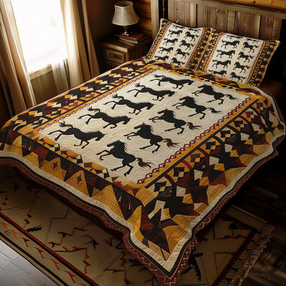 Horse Native American WJ2009031CL Duvet Cover Set