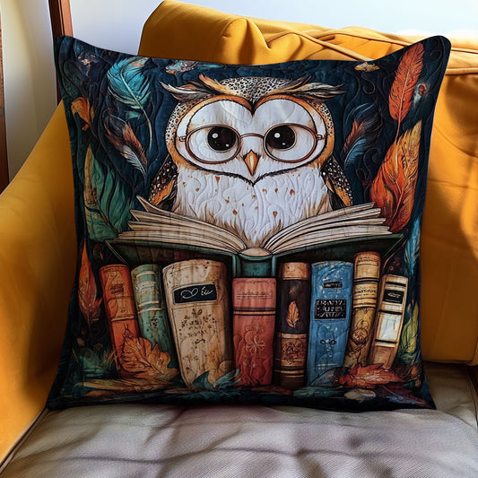 Study Owl WJ0410034CL Quilt Pillow Case