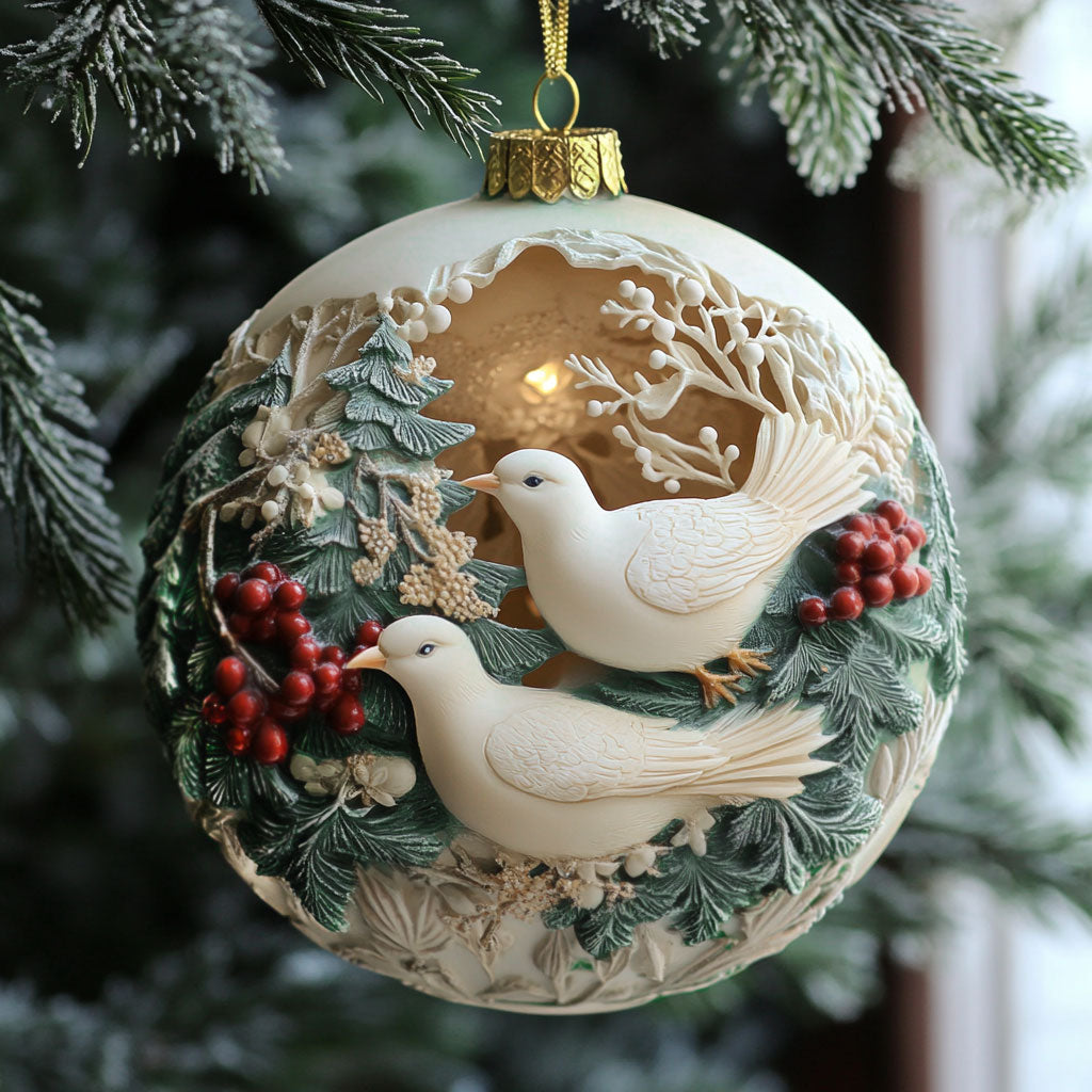 Turtle Dove of Friendship XK1710003CL Christmas Ornament