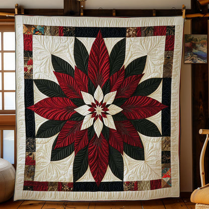 Winter Poinsettia WN0111041CL Quilt