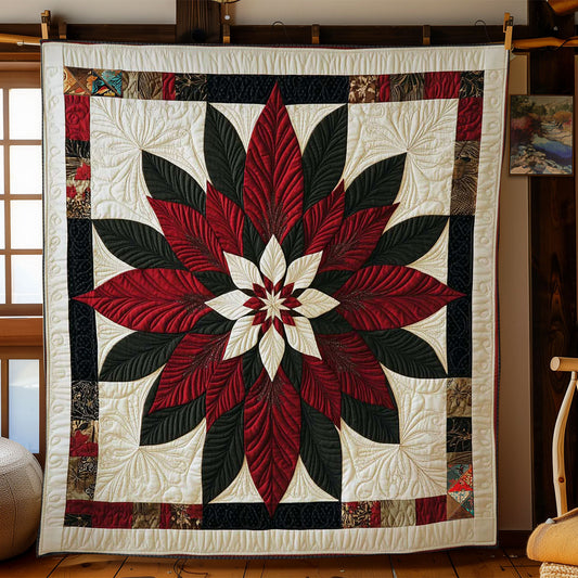 Winter Poinsettia WN0111041CL Quilt