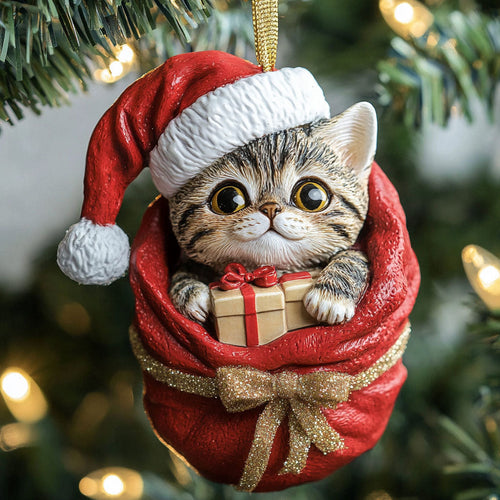 Jingle Cat CP1610022CL Christmas Ornament