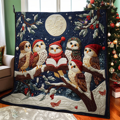 Winter Of Owl Family WY0512016CL Quilt