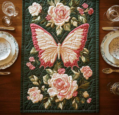 Vibrant Butterfly WP1801023CL Quilted Table Runner