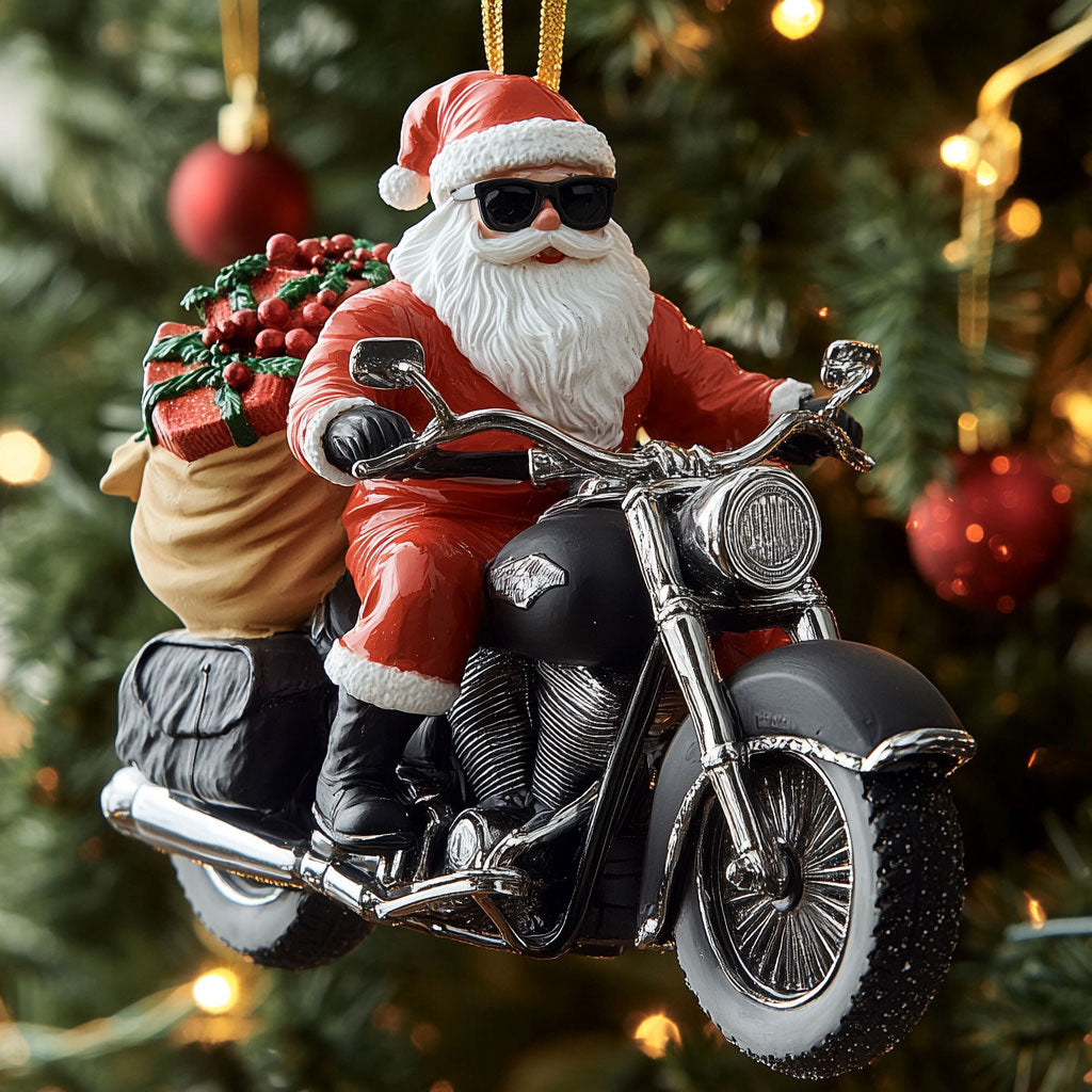 Santa Ride CW2311035CL Christmas Ornament