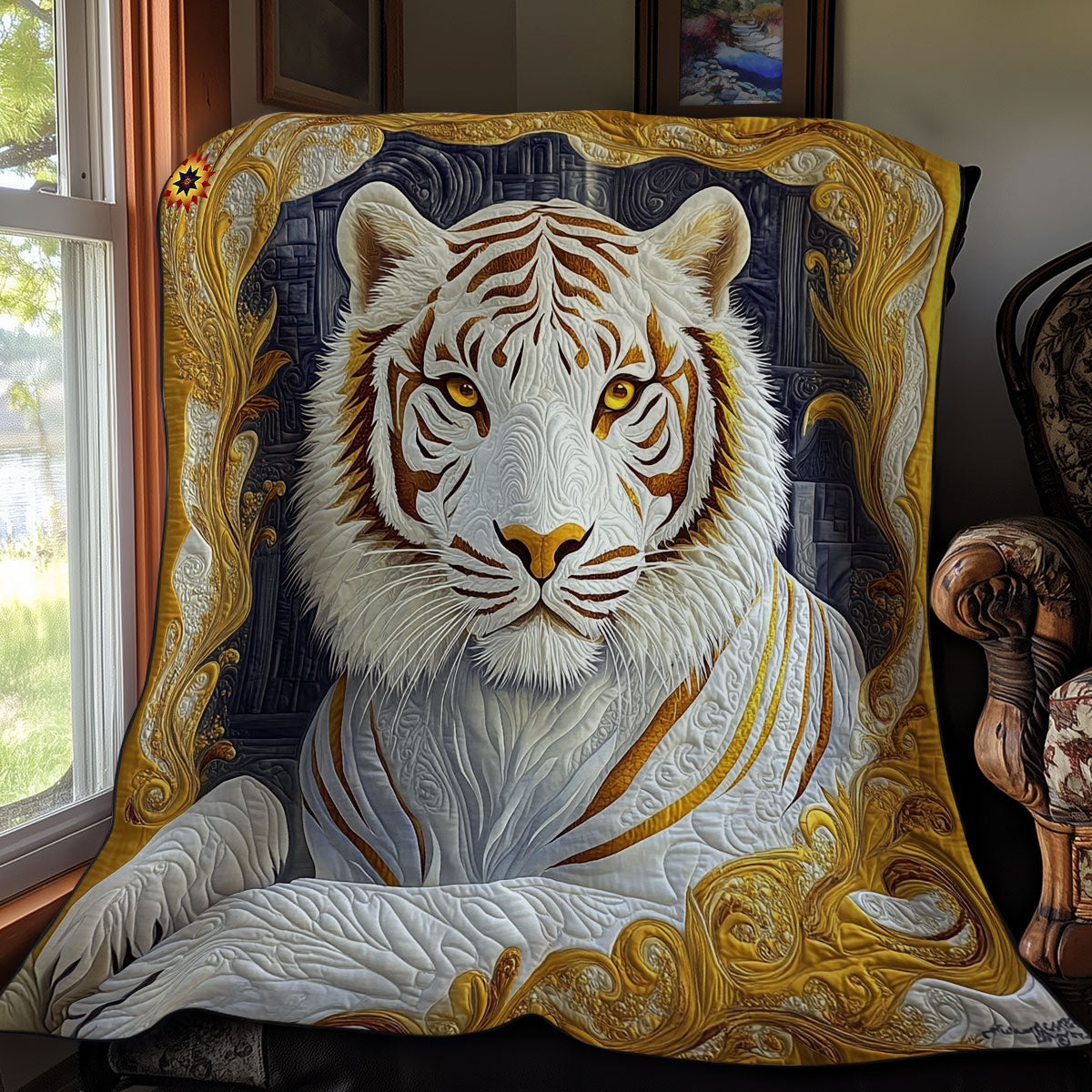 Royal White Tiger WY1911049CL Quilt