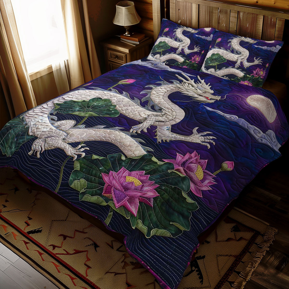 Lotus Dragon WJ1309032CL Duvet Cover Set