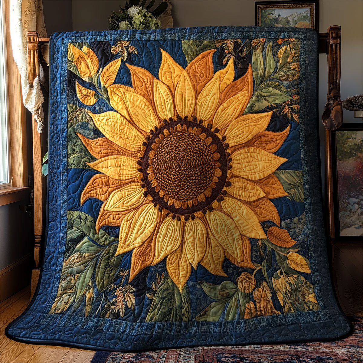 Mystic Sunflower  WY1502077CL Quilt