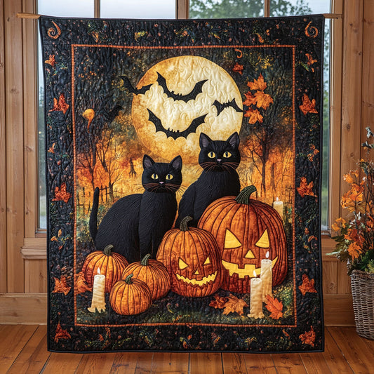 Magic Halloween Cat CW1807021CL Quilt