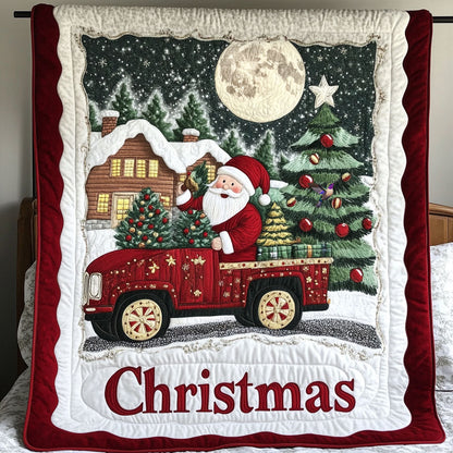 Christmas Santa Truck WY0511026CL Quilt