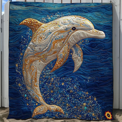 Shimmering Dolphin WY2211010CL Quilt