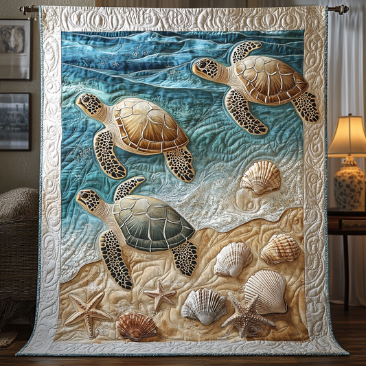 Turtle Journey YR0801010CL Quilt