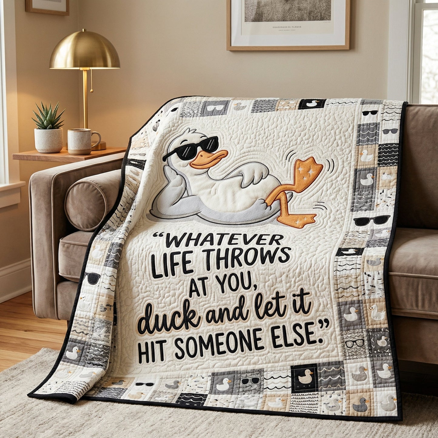 Chill Duck Humor WN0604004CL Quilt