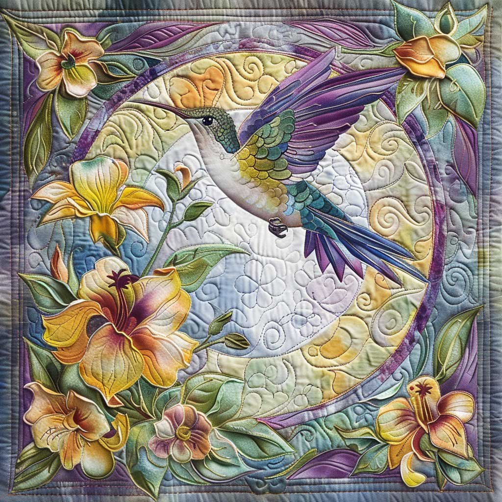 Adorable Wings Hummingbird WM0509009CL Quilt