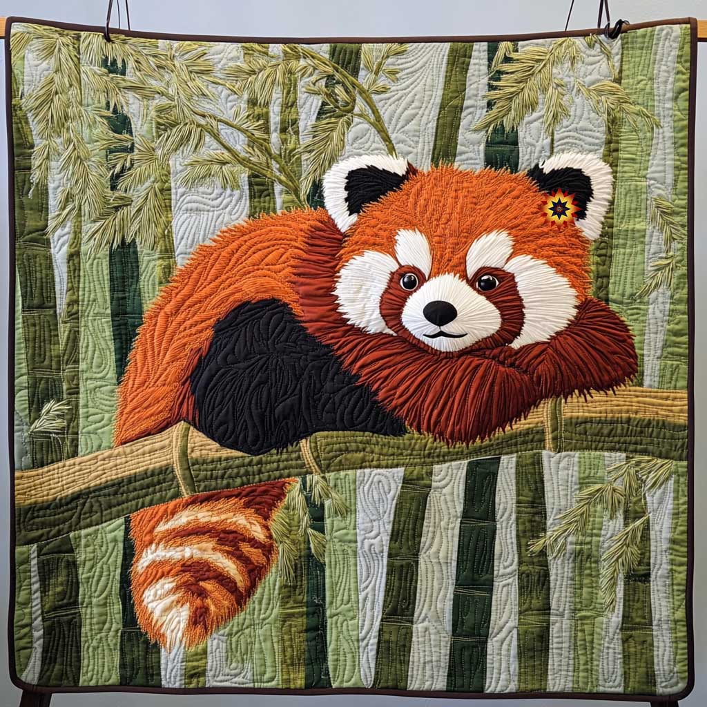 Adorable Red Panda Bamboo WP2511005CL Quilt