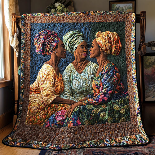 African Woman WX1302003CL Quilt