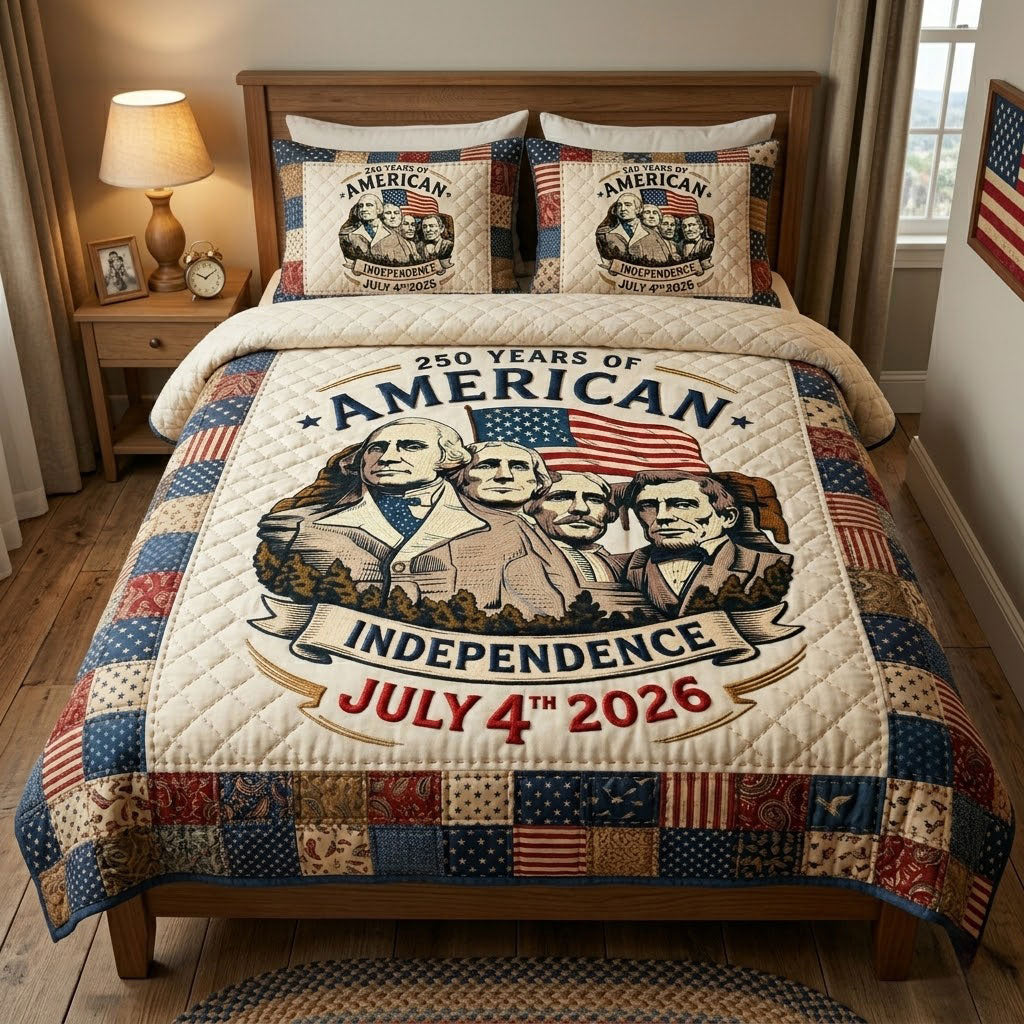 America 250 Years Independence Heritage WN0404002CL Duvet Cover Set