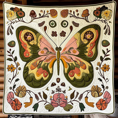 Antique Embroidered Butterfly WJ1402002CL Quilt