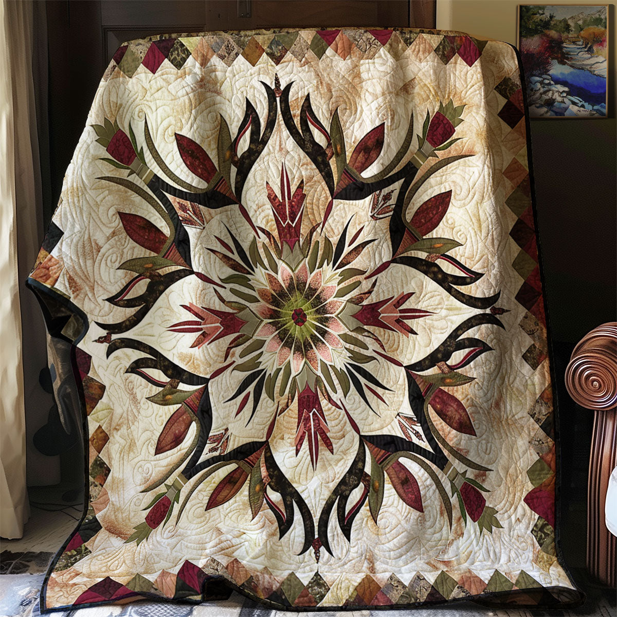 Antique Native Star XR1906008CL Quilt