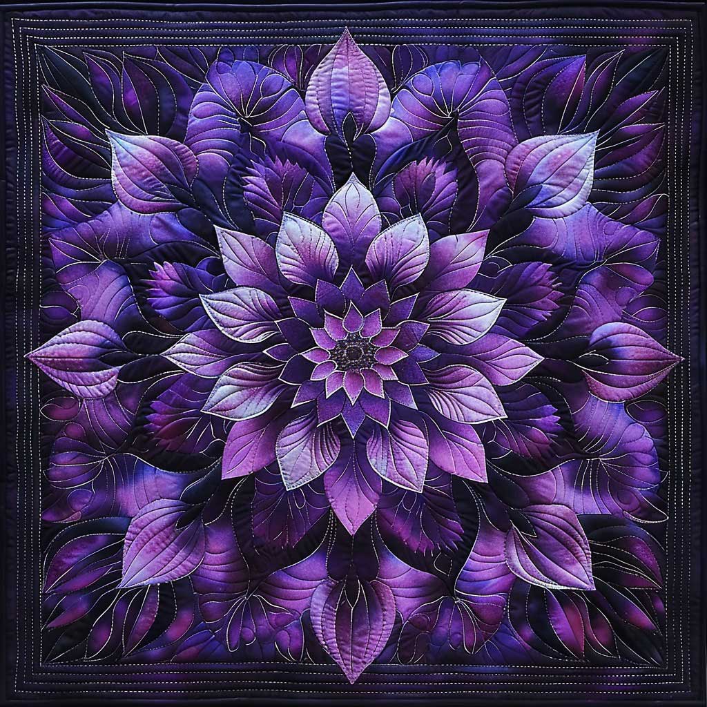 Artistic Imaginal Flower WM0509019CL Quilt