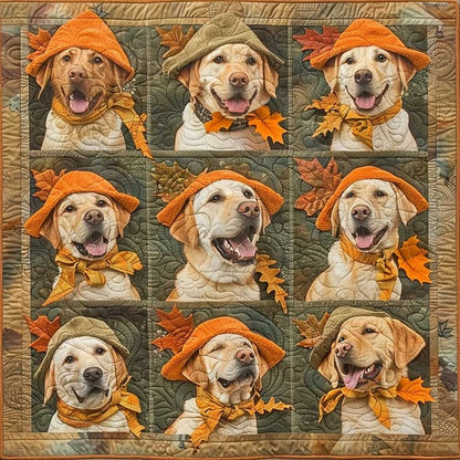 Autumn Dog WJ1508001CL Quilt