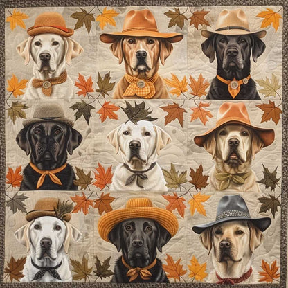 Autumn Labrador WJ1908001CL Quilt