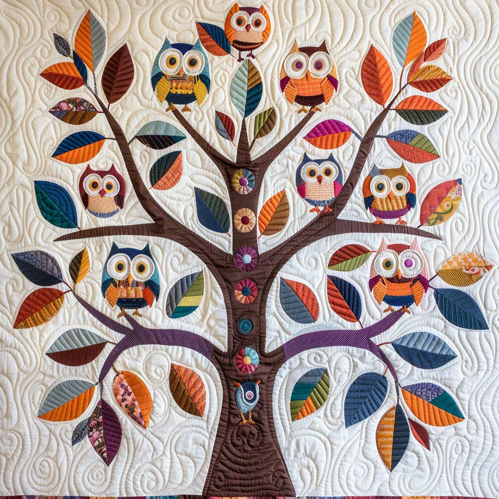 Baby Owl WJ1609001CL Quilt