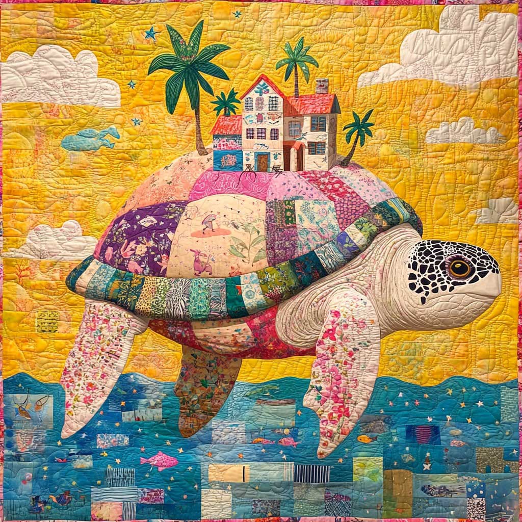 Back To Turtle Home WM0808031CL Quilt