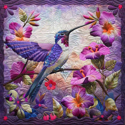 Beautiful Hummingbird WJ2708001CL Quilt