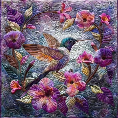 Beautiful Hummingbird WJ3008004CL Quilt