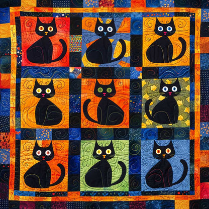 Black Cats WJ2008003CL Quilt